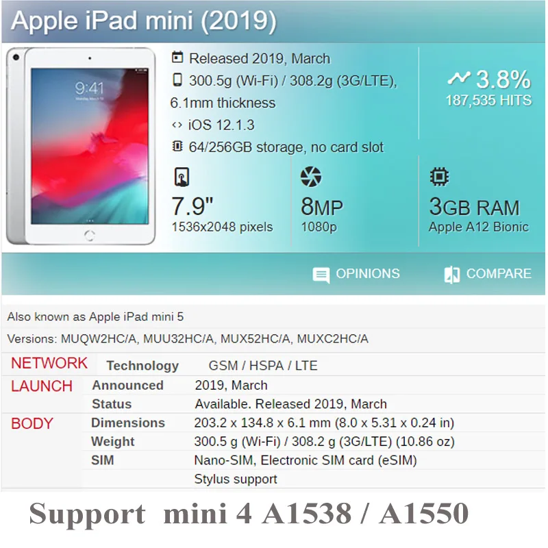 Магнитный чехол из искусственной кожи для нового ipad mini 5 mini 5th 7,9 дюймов Funda с держателем карандаша Чехол для ipad mini 4 Чехол+ пленка+ ручка