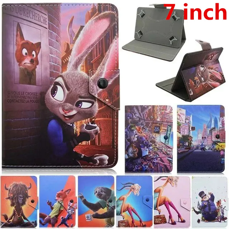 Hong cheng wei bo Universal PU Leather Stand Cover Case For 7 Inch