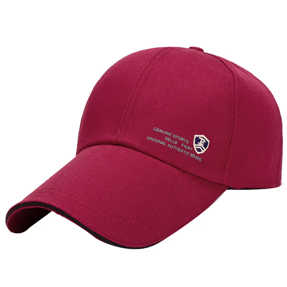 Бейсбольная кепка модные шляпы для женщин Casquette для выбора уличная шляпа от солнца для гольфа casquette бейсбольная кепка - Цвет: Wine