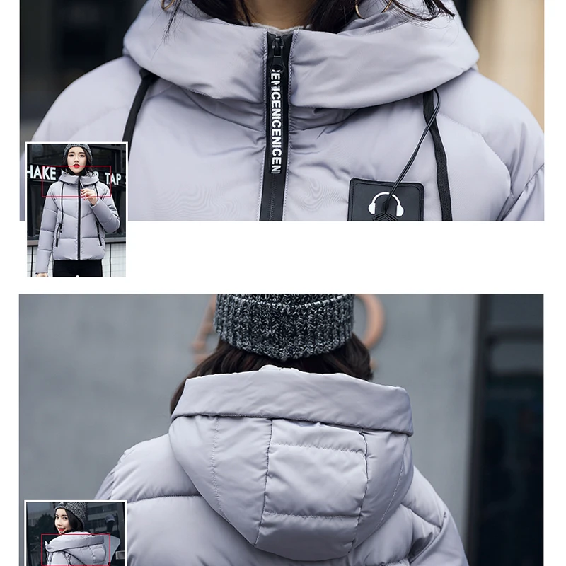 Модная зимняя женская куртка дизайн осенние короткие пальто куртки парки верхняя одежда элегантное женское пальто с карманами mujer VANGULL