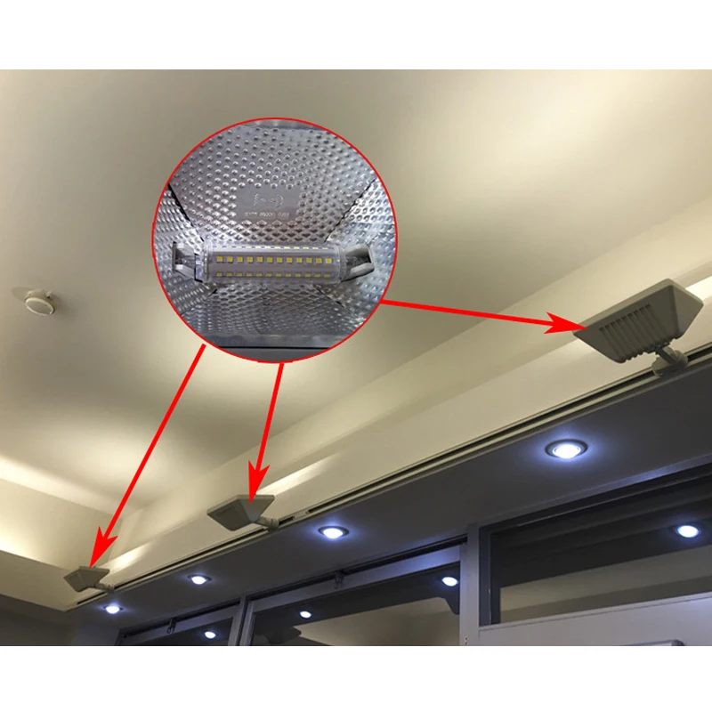 Светодиодная лампа R7S LED Corn 2835 SMD 78 мм 118 для замены галогенной лампы AC 85 265 в 9 Вт 15