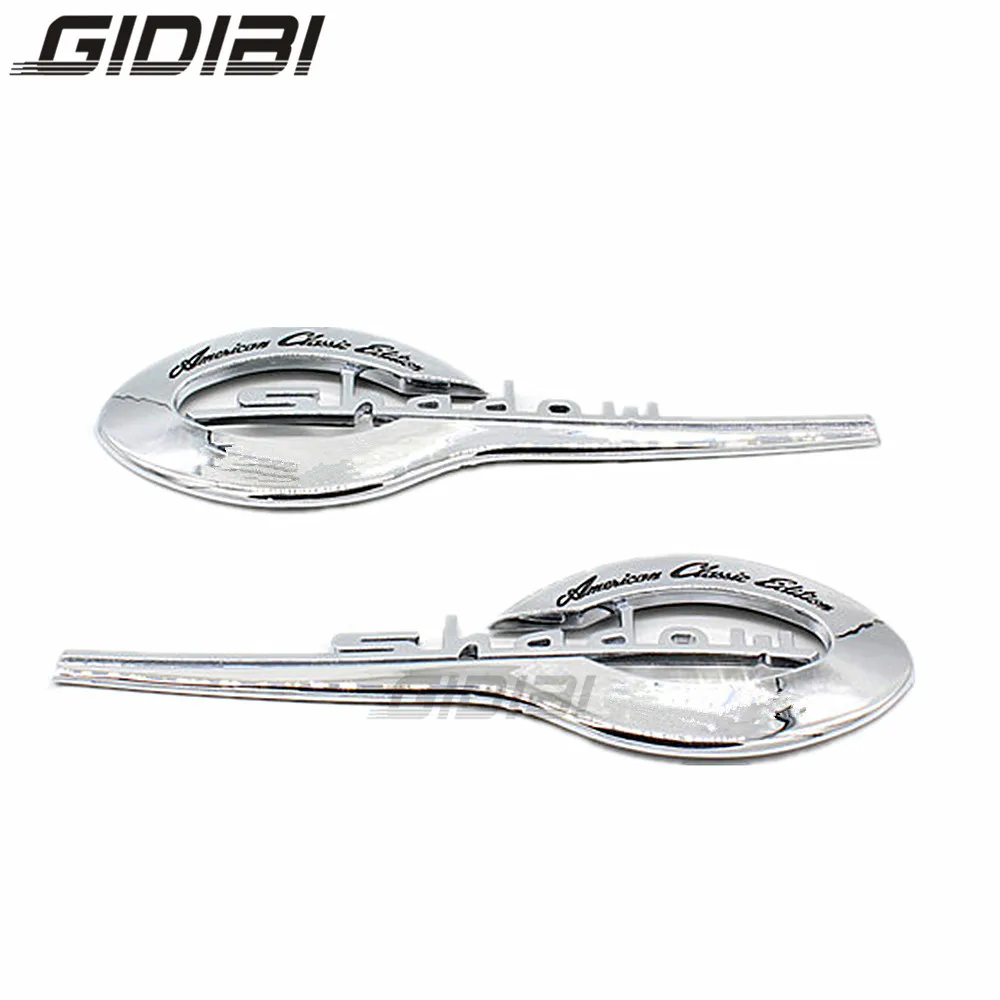 

Motorcycle Chrome Fuel Gas Tank Emblem Badge For Honda Shadow VT VTX 600 750 1100 Decals & Stickers