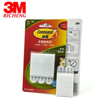 

12pcs Medium 3M Command Picture Hanging Strips Command Damage-Free Magic Strip Command Inter Locking Faster
