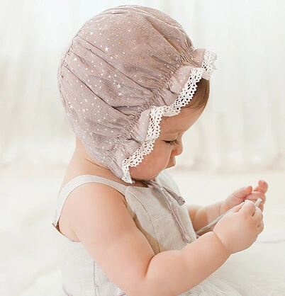 Новинка года; Милая Детская вязаная шапочка принцессы для девочек; Кепка с металлической буквой