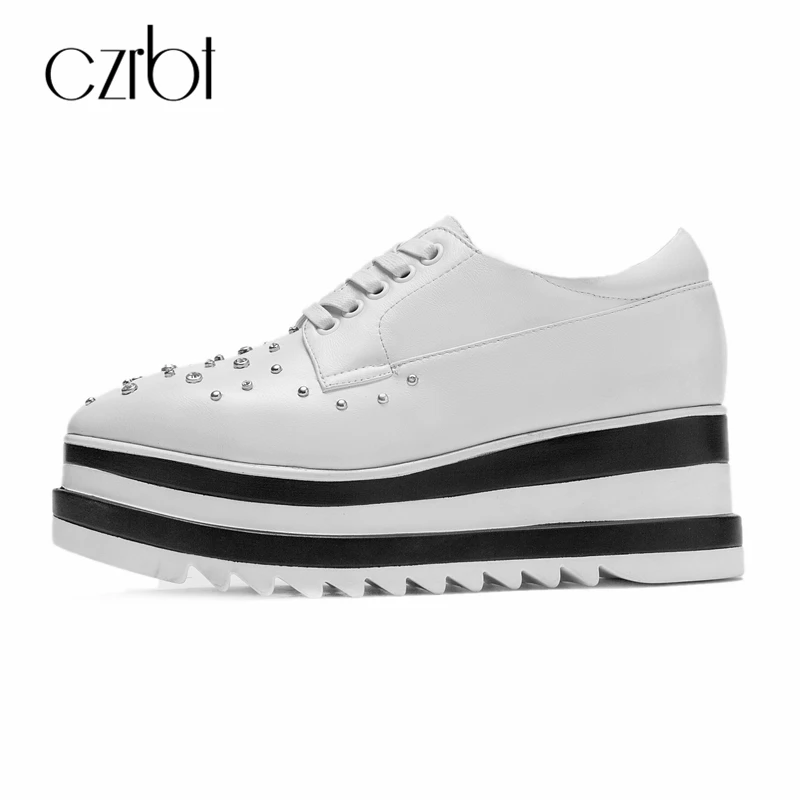 cow platform shoes
