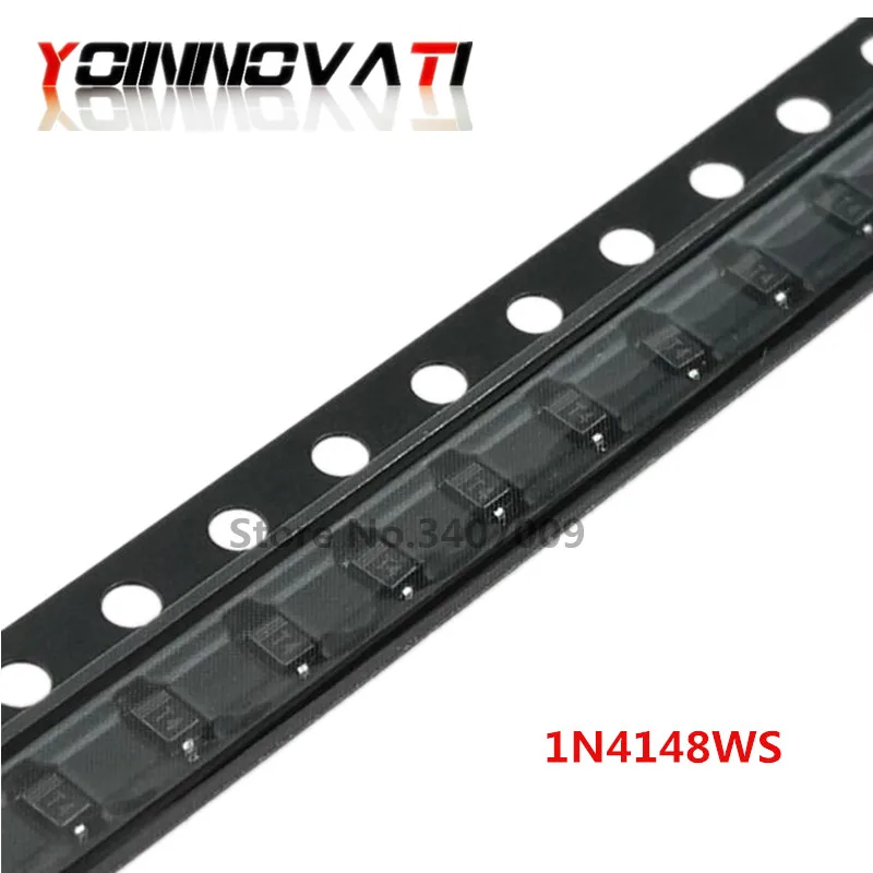100 шт./лот 1N4148 SMD 0805 SOD-323 импульсный диод 1N4148WS IN4148 T4 | Обустройство дома
