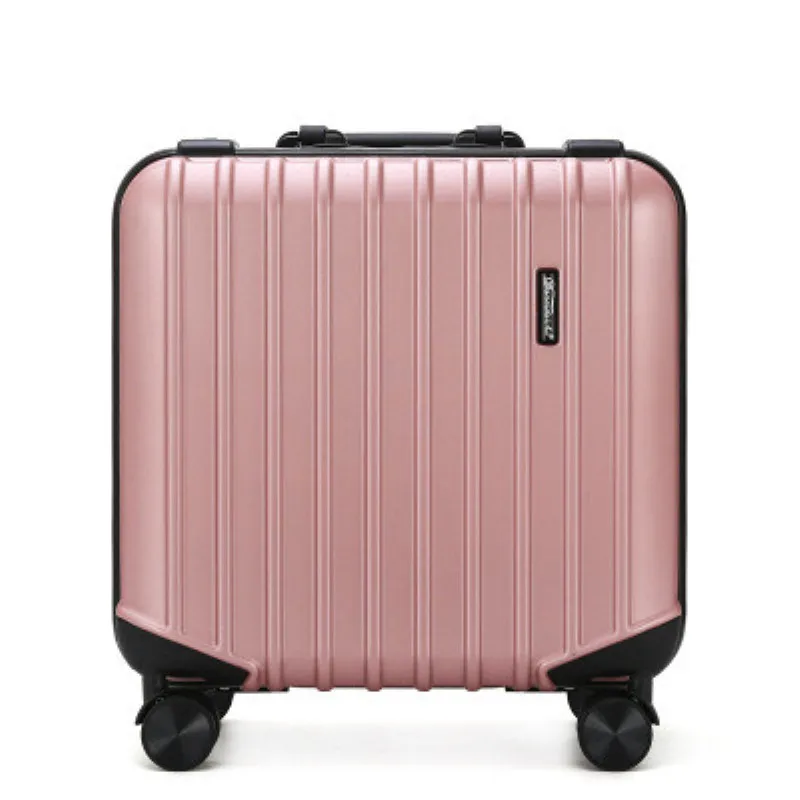 

18"inch Cabin Women Rolling Luggage Laptop bag,New ABS+PC Travel Suitcase box,Men Universal wheel Trolley Case