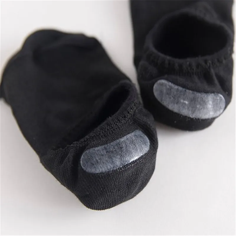 Хлопковые носки мужские одноцветные модные башмачки короткие с закрытым носком