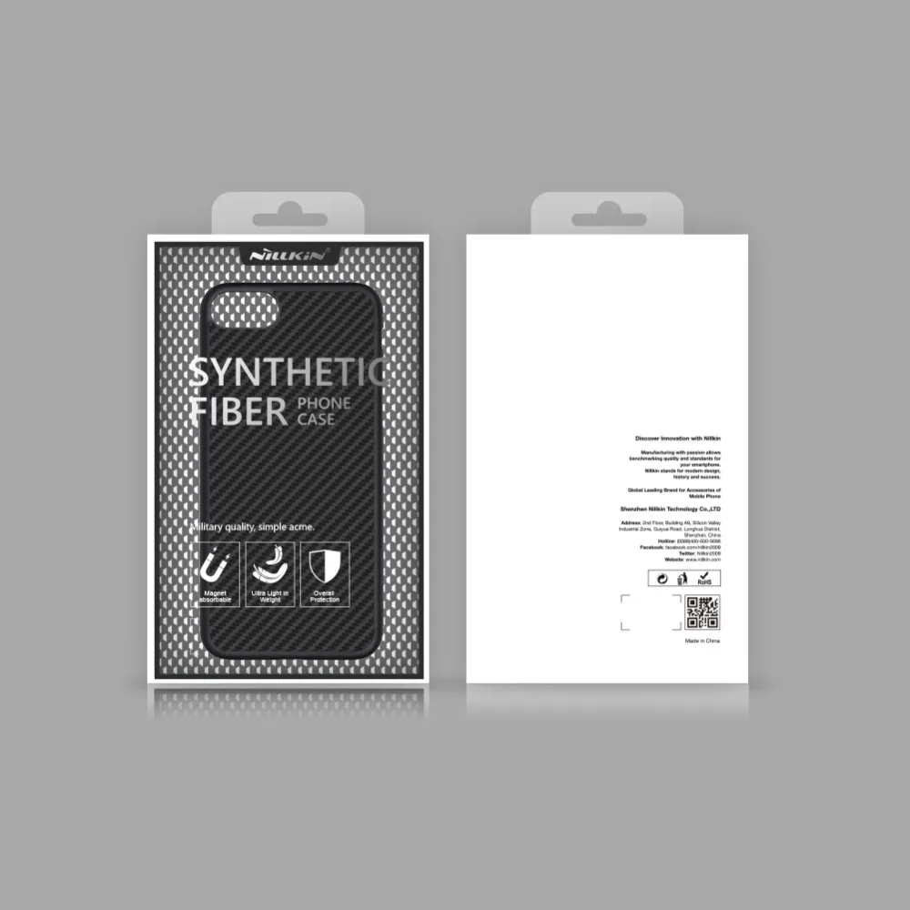 Nillkin Синтетический Чехол для телефона из углеродного волокна для apple iphone 11 Pro Max XS XR X 6 Plus Твердый чехол для iphone 7/8