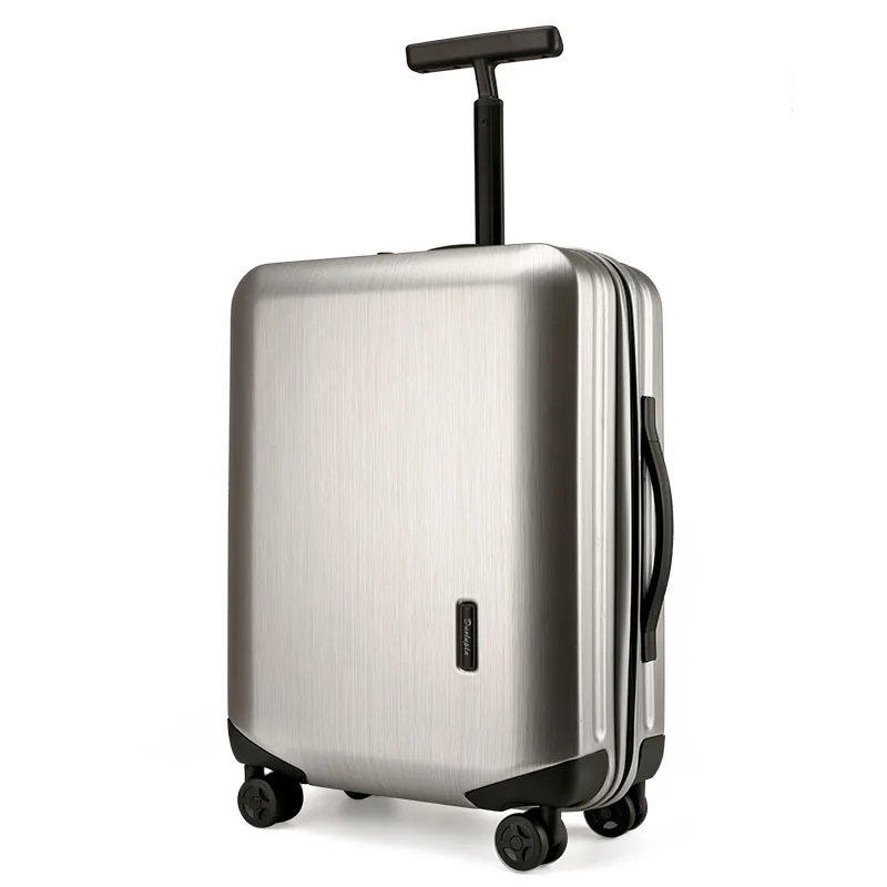 Алюминий рама камера, универсальный колесные тележки, прокрутки чемодан, пароль мешок ABS+ PC чемодан Дорожные сумки - Цвет: 25 inch