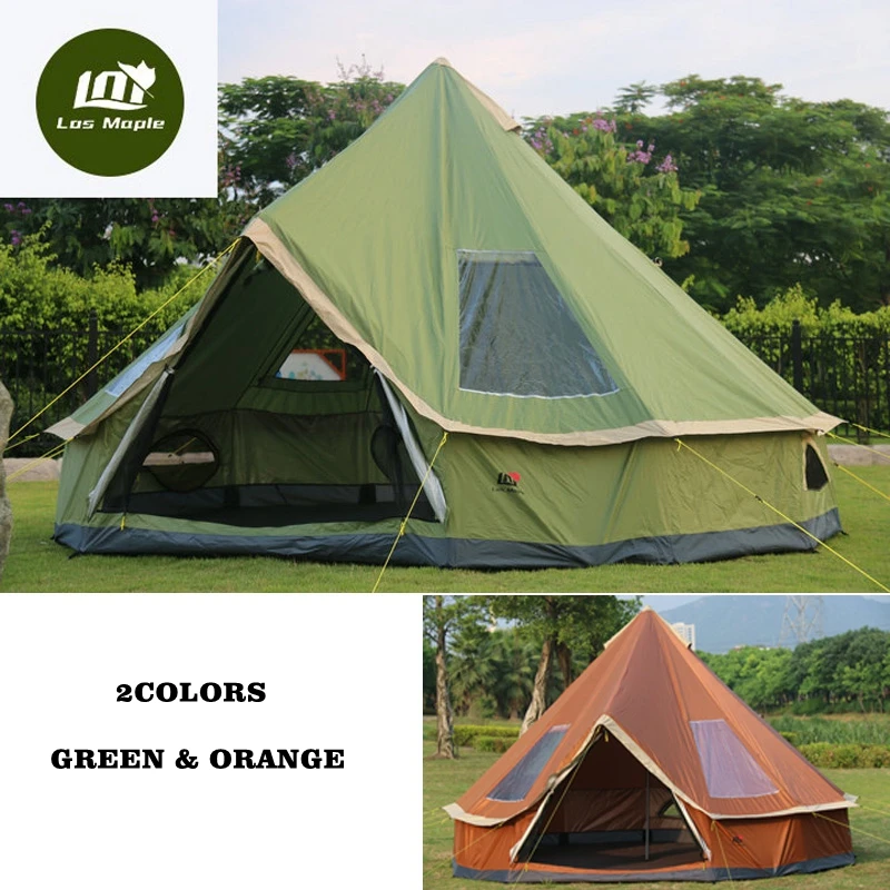 Super Sale #91bc High Quality 5 8 Person Mongolia Yurt Large 5 8 Family Camping Waterproof Tent | Tunnel tent
