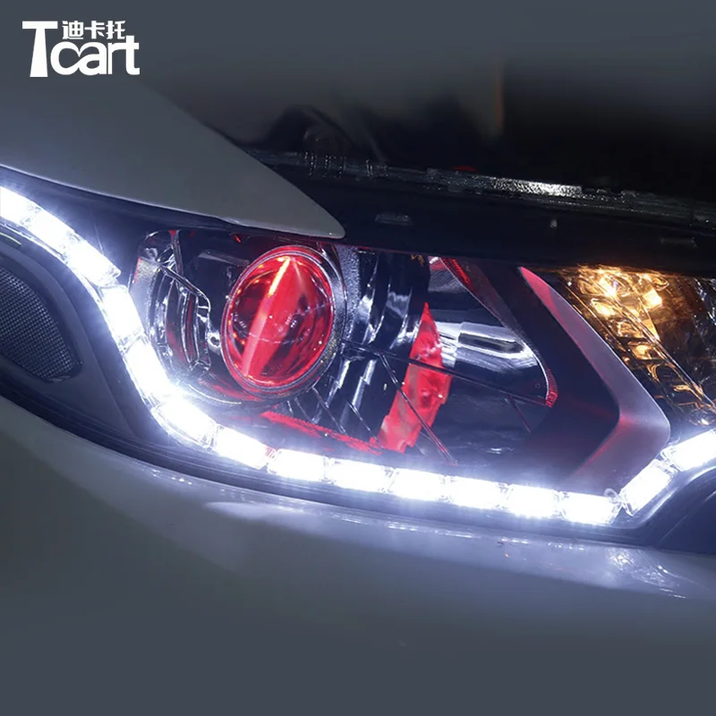 Tcart светодиодные дневные ходовые огни для Audi TT mk2 8j 2006- Аксессуары Поворотная Сигнальная Лампа ДРЛ огни