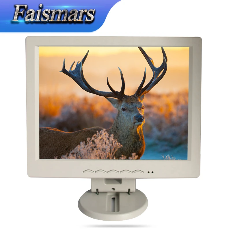 12.1 inch 1024*768 Resolution Plastic Case LCD Monitor for Medical