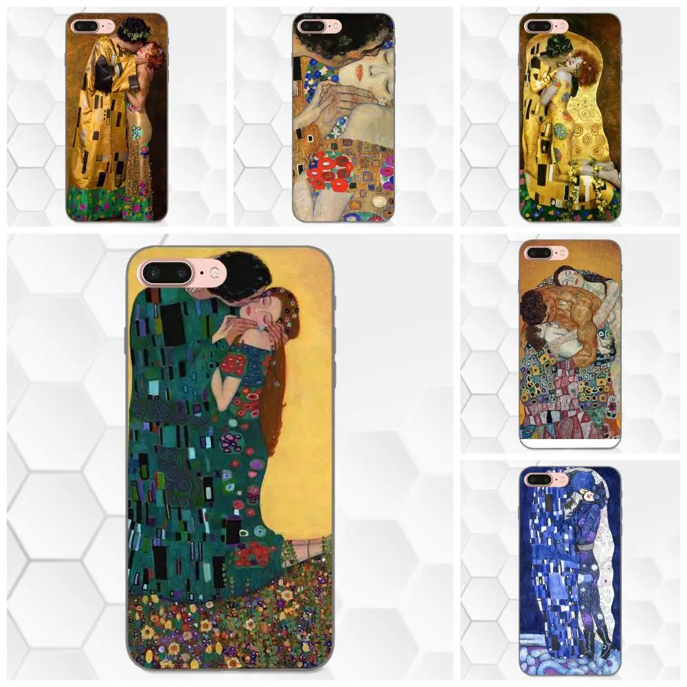 TPU Mobile Cases Covers For Huawei Y3 Y5 II Y6 Y7 Y9 nova 2 Plus 2S 3i 4 Lite Prime 2017 2018 2019 The Kiss By Gustav Klimt | Мобильные