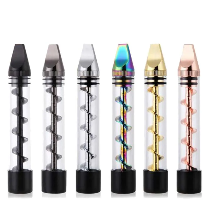 

Cigarette Accessories Tobacco Roller Machine mini Glass Pipe Cigarette Maker Machine Creative Fashion Flat Mouth Tobacco Holder