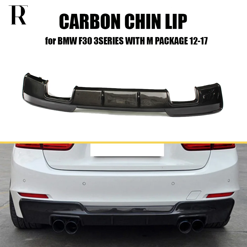 

Carbon Fiber Rear Bumper Diffuser for BMW F30 316 318 320 328 330 335 340 Standard Bumper 2012 - 2019