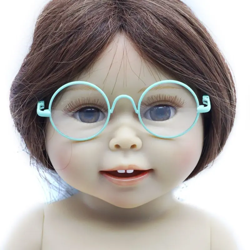Новые женские очки для кукол для домашних животных очки для Blythe шарнирная кукла американская кукла девочка игрушка для домашних животных - Цвет: Light Blue