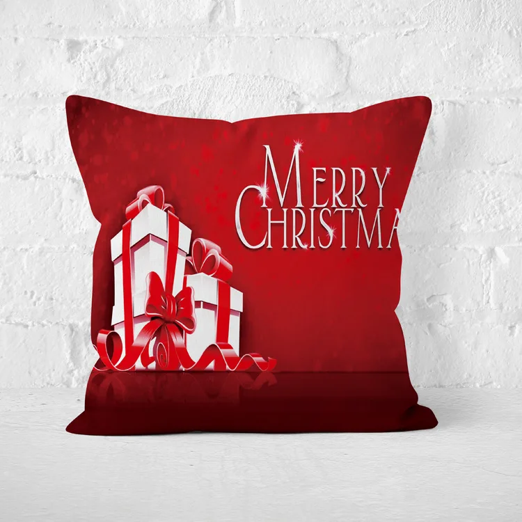 Christmas Decoration for Home Christmas Pillow Case New Year Decoration Santa Claus Plus Pillow Cover