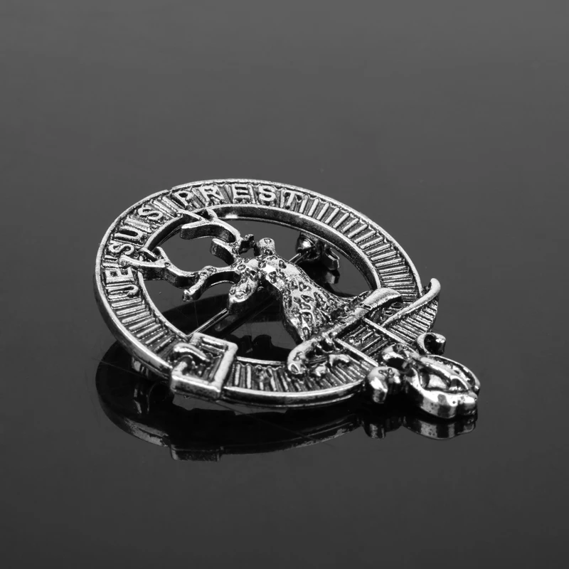 Dongsheng оптовая продажа Je Suis Prest Outlander шотландский келт олень Фрейзера Джейми брошь