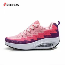 Qiyhong/ новые брендовые летние дышащие встряхнуть женская обувь Высокое качество легкие Летящие женская обувь Zapatillas Mujer Большие размеры 35–42