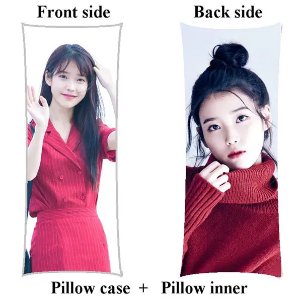 Подарок на день рождения для девушки IU подушка для тела Lee Ji Eun длинная обнимающая подушка в том числе внутренняя домашняя Настройка - Цвет: picture