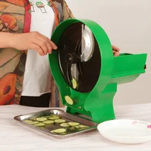 Ручная машина для нарезки лимона, фруктов, многофункциональный нож для овощей, регулируемая машина для нарезки фруктов толщиной 0,8-8 мм