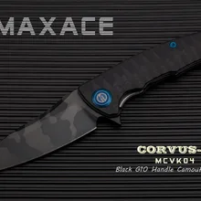 Maxace Corvus-K складной нож Походный нож K110 сталь камуфляжное покрытие лезвие