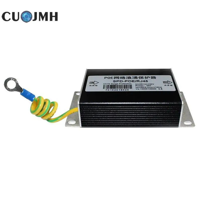 

Network Rj45 Lightning Arrester Poe Camera Protection Power Supply Device Tool Lightning Protector Small Size Lightning Arrester
