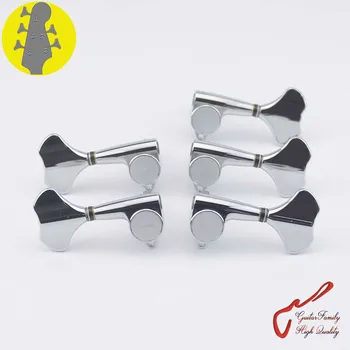 

Original Genuine 3+2 GOTOH GB707 5 Strings Electric Bass Machine Heads Tuners ( Chrome ) MADE IN JAPAN