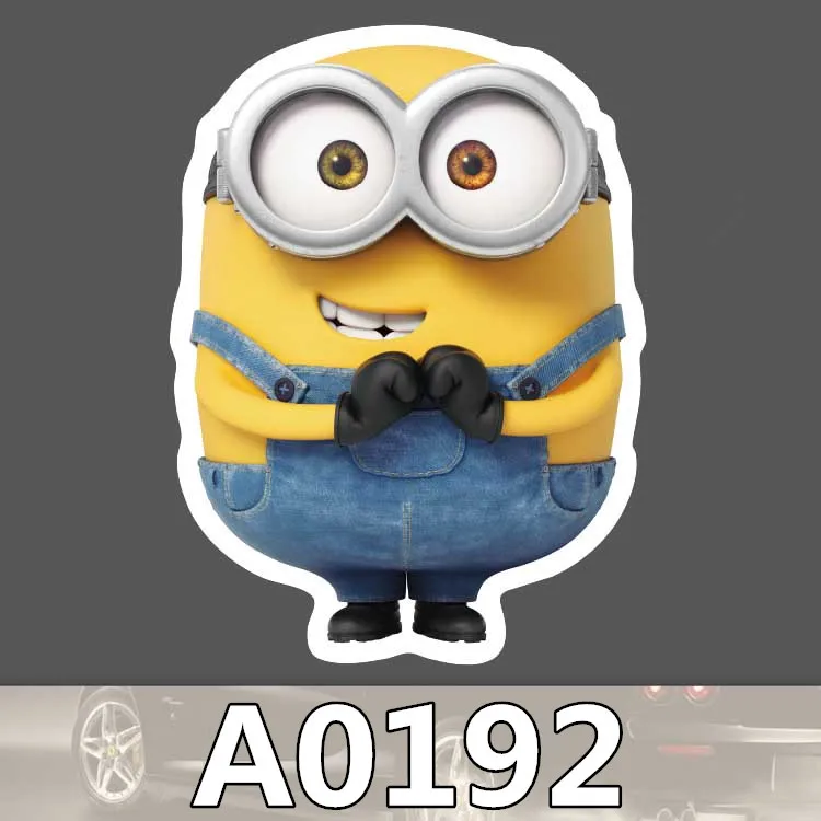 

Bevle A0192 Despicable Me Minions Waterproof Sticker for Cars Cool Laptop Luggage Skateboard Graffiti Notebook Stickers