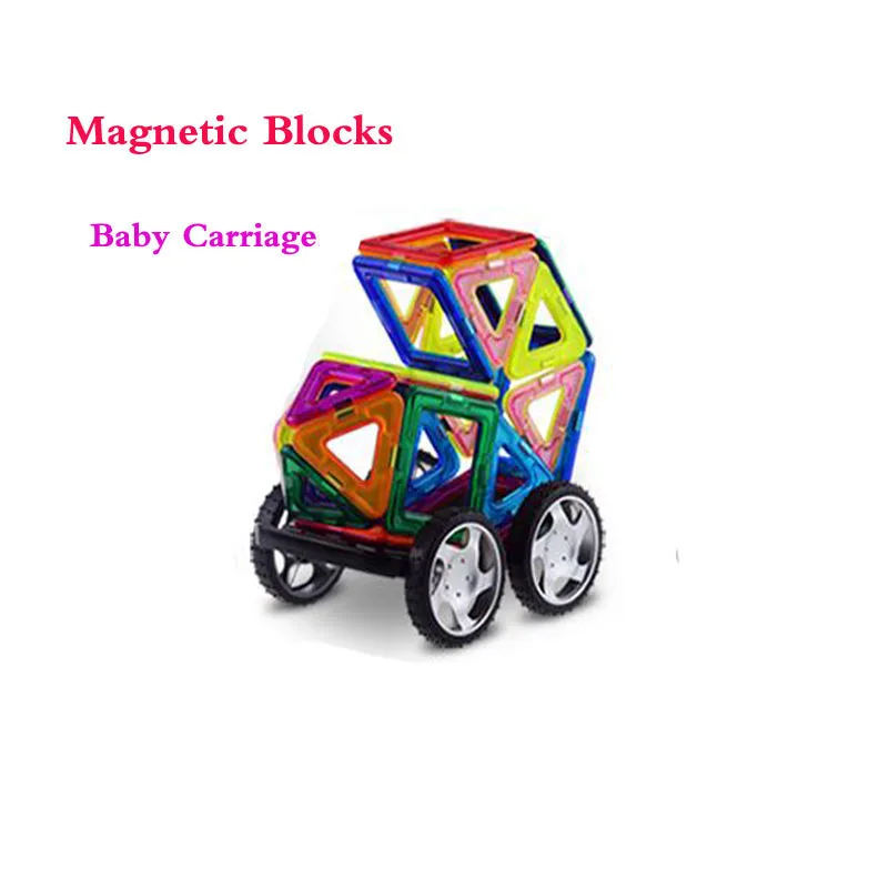 90 шт. детский Магнитный конструктор колесо обозрения|magnetic toys|toys formagnetic blocks |