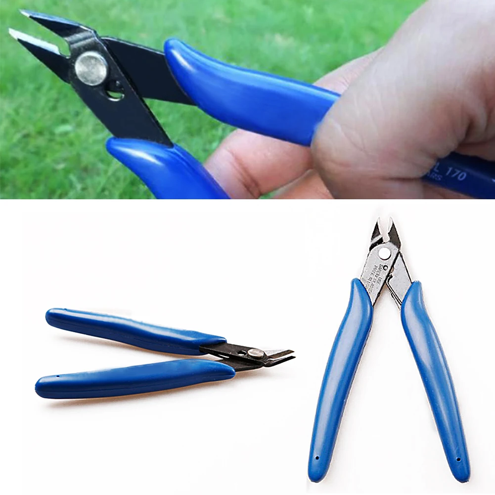 Mini Electrical Wire Cable Cutter Diagonal Pliers for Electrician Side Snips Flush Pliers Chisel Hand Cutting Tools Durable