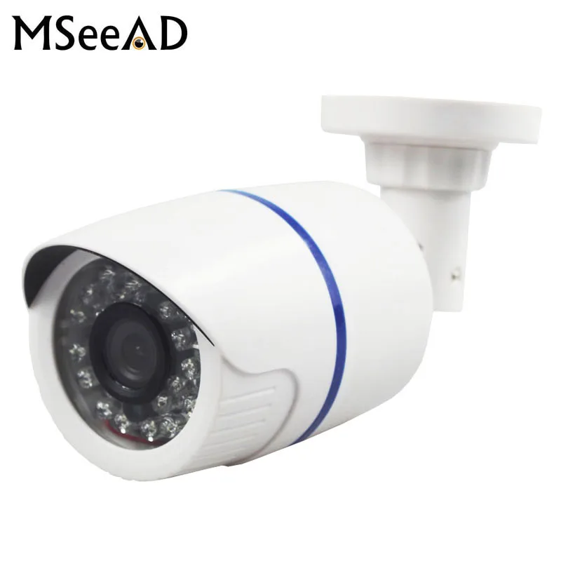 IP-камера MseeAD POE H.265 4 МП водонепроницаемая комнатная и уличная камера