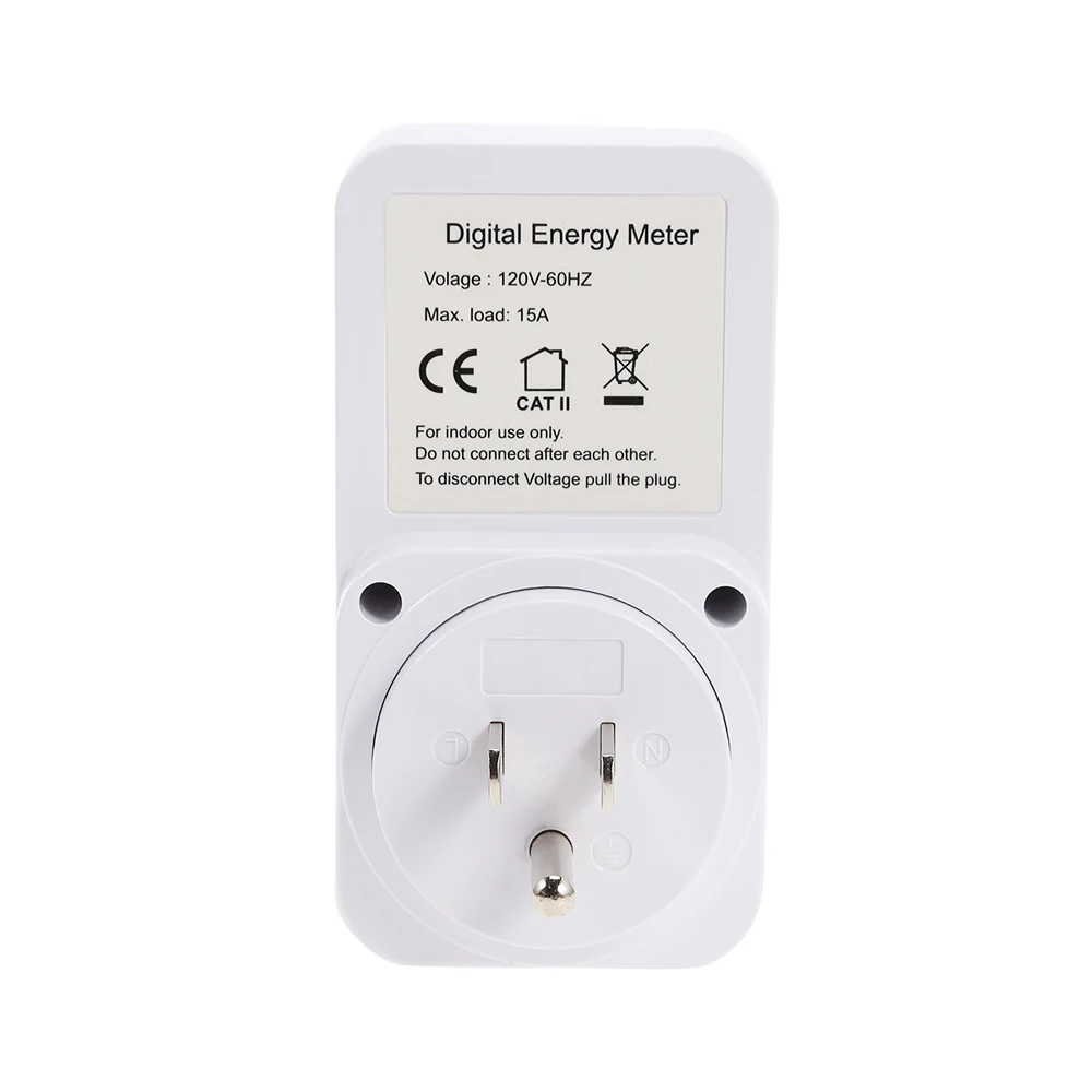 Digital Power Meter Watt Electricity Usage Monitor Socket Consumption Meter Electricity Usage Monitor Power Energy Socket
