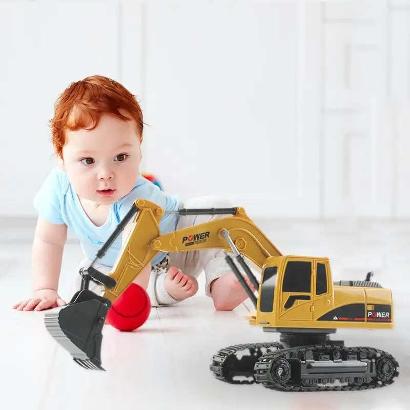 5/6 канальный RC грузовик экскаватор дистанционное управление моделирование гусеничный трактор игрушки для детей