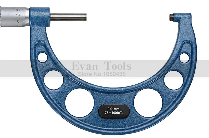 FUJISAN микрометр снаружи 75-100 мм 0,01 микрометр спираль измерительные инструменты, приборы для измерения