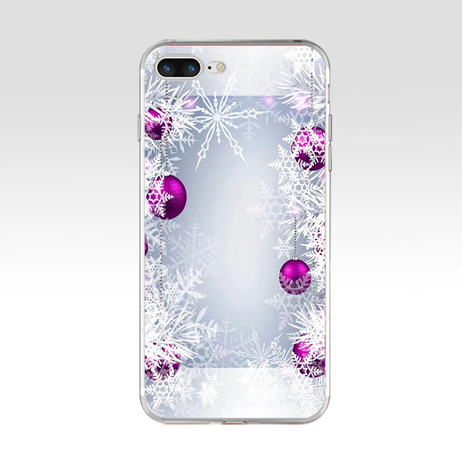 38SD праздник Рождество дерево год силиконовый чехол-накладка из мягкого ТПУ чехол для Apple iPhone 6 6s 7 8 plus чехол