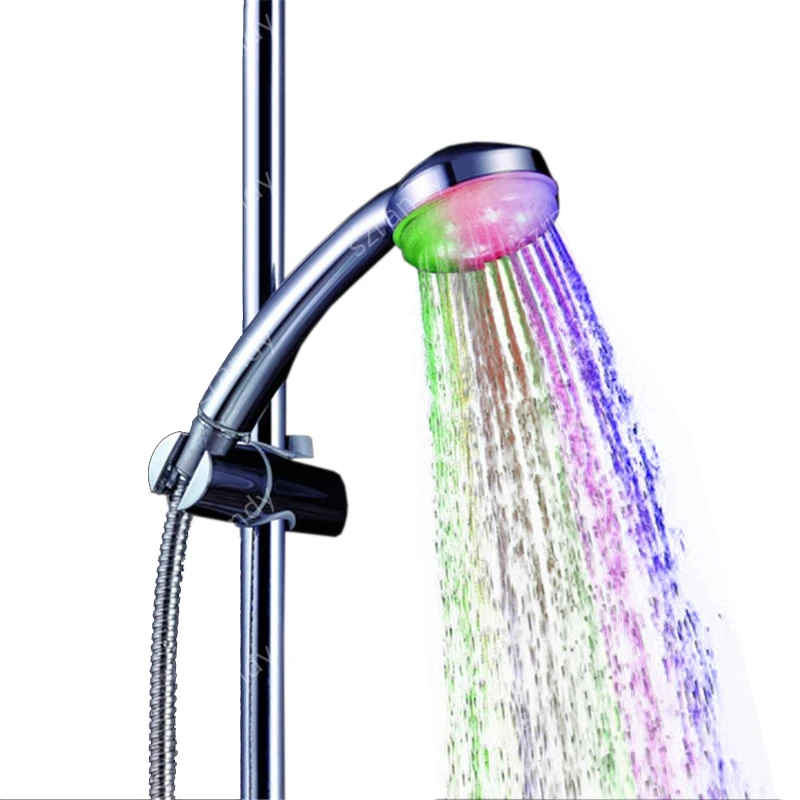 Magical ABS Plastic LED 7 colors fast flashing Showers without package