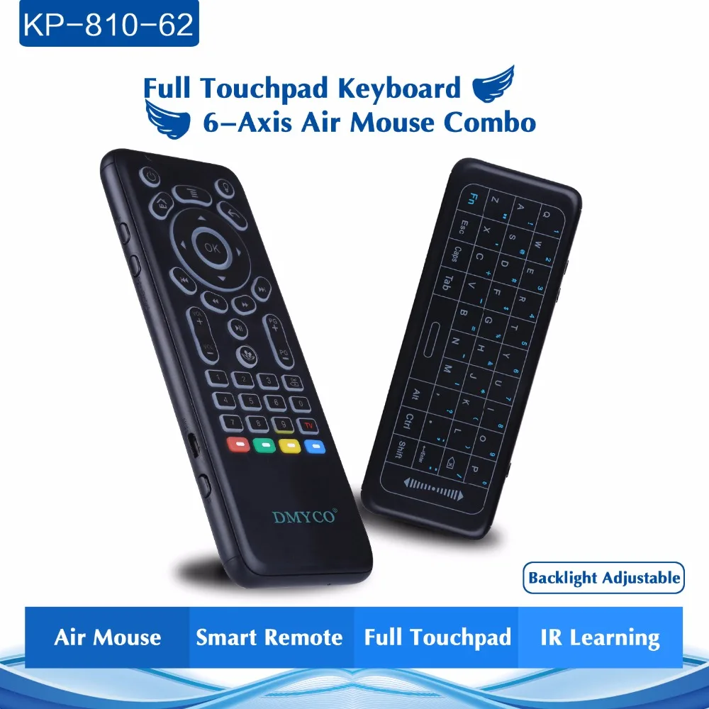 

Backlight Wireless Mini Keyboard 2.4G USB English Russian Voice Control Air Mouse Touchpad Handheld for Android TV BOX