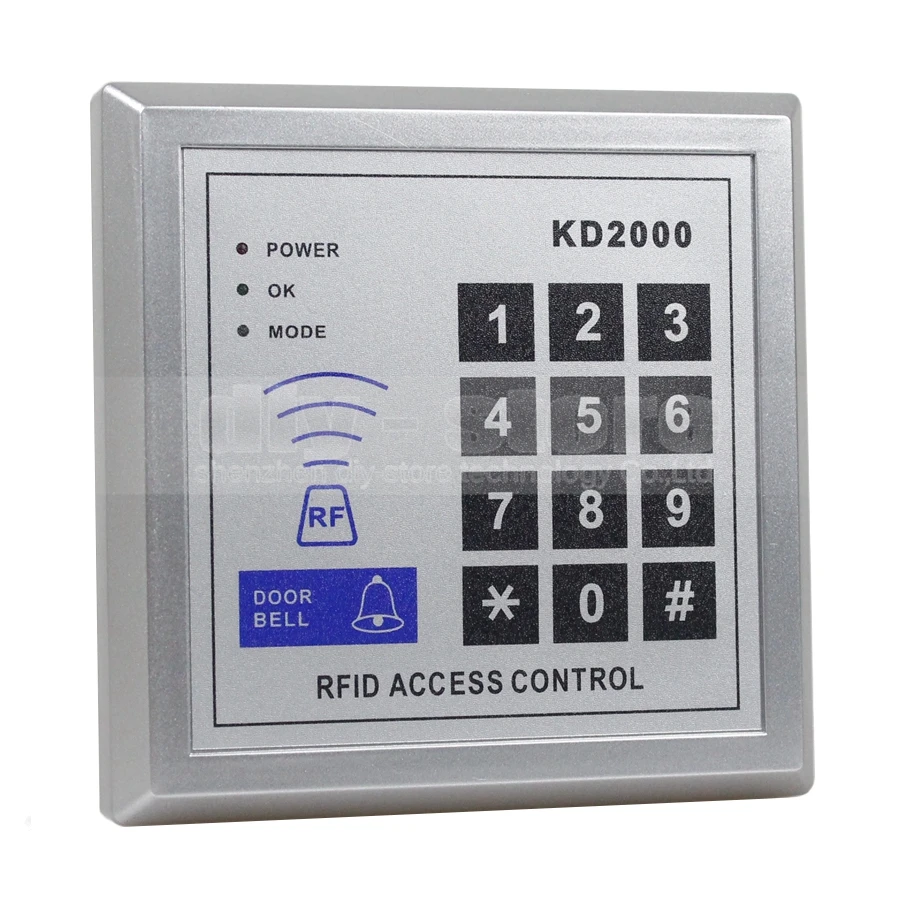 DIYSECUR KD2000 дверь RFID ID Card Reader клавиатура контроля доступа+ Free10 ID Card брелоки