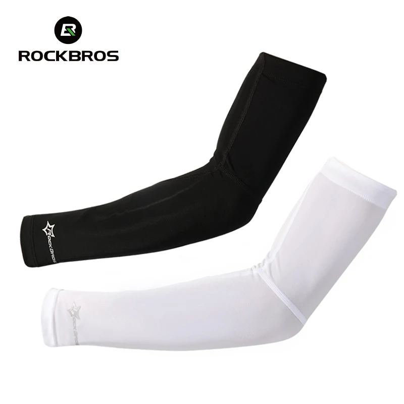 Rockbros Cycling Arm Warmers Men Women Summer Sunproof Anti UV Bike Arm