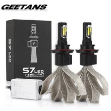 GEETANS 2PCS 60W 8000LM 6000K H4 H7 9005 9006 9007 H11 880 Led Car Headlight Lamp Bulb Car External Lights Fog Head Light 12V H