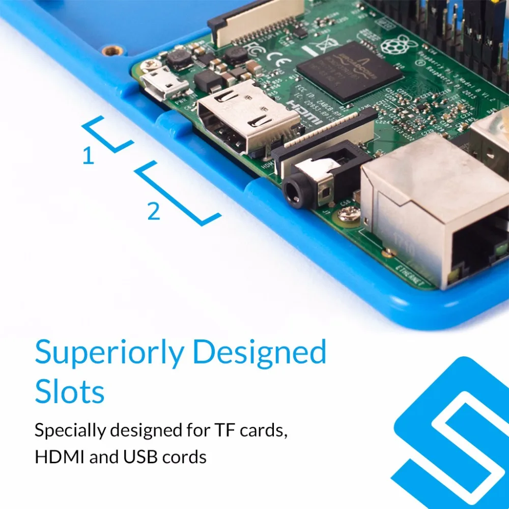 Чехол с базовой пластиной SunFounder RAB для Raspberry Pi 3 5 в 1 3B + Model B 2 Arduino|pi 3|case forcase for raspberry |