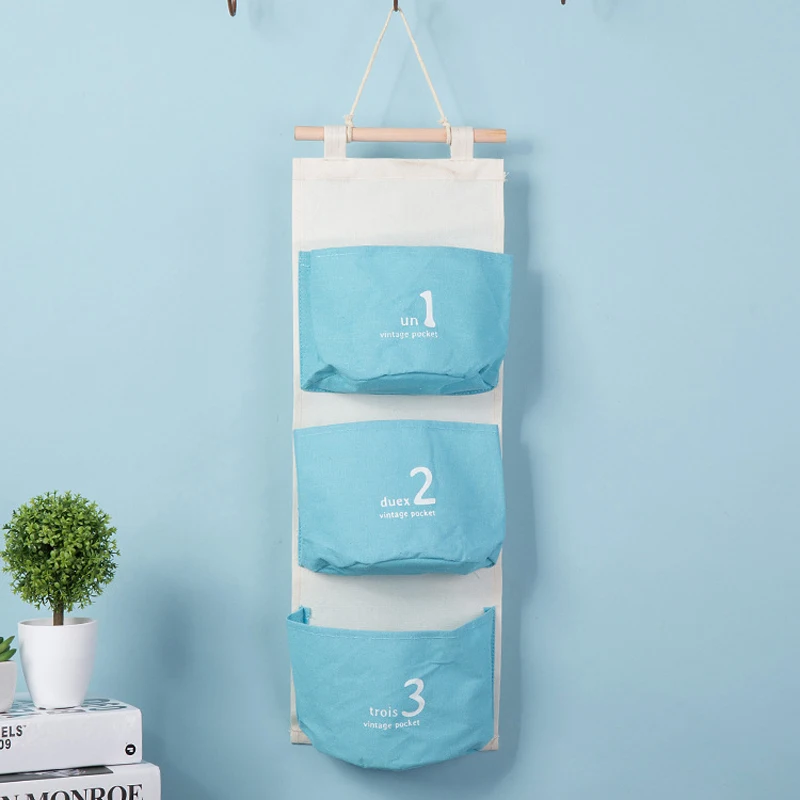 

Special offer Wall Mounted 3 pocket Storage Bags bathroom kitchen supplies Fluid Systems Multilayer Pouch