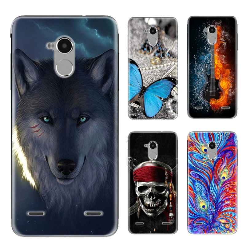 Silicone Soft Tpu Case For ZTE V7 Lite Printing Cool Design Back Cover Blade Phone Cases Fundas Coques |