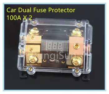 

Car Fuse Protector with display 100A X 2 one in two out