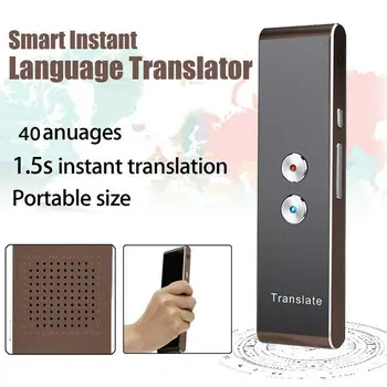 

T8 Easy Trans Smart Language Portable Two-Way Real Time Multi-Language Translator Instant Smart Voice Speech BT 33 Languages+APP