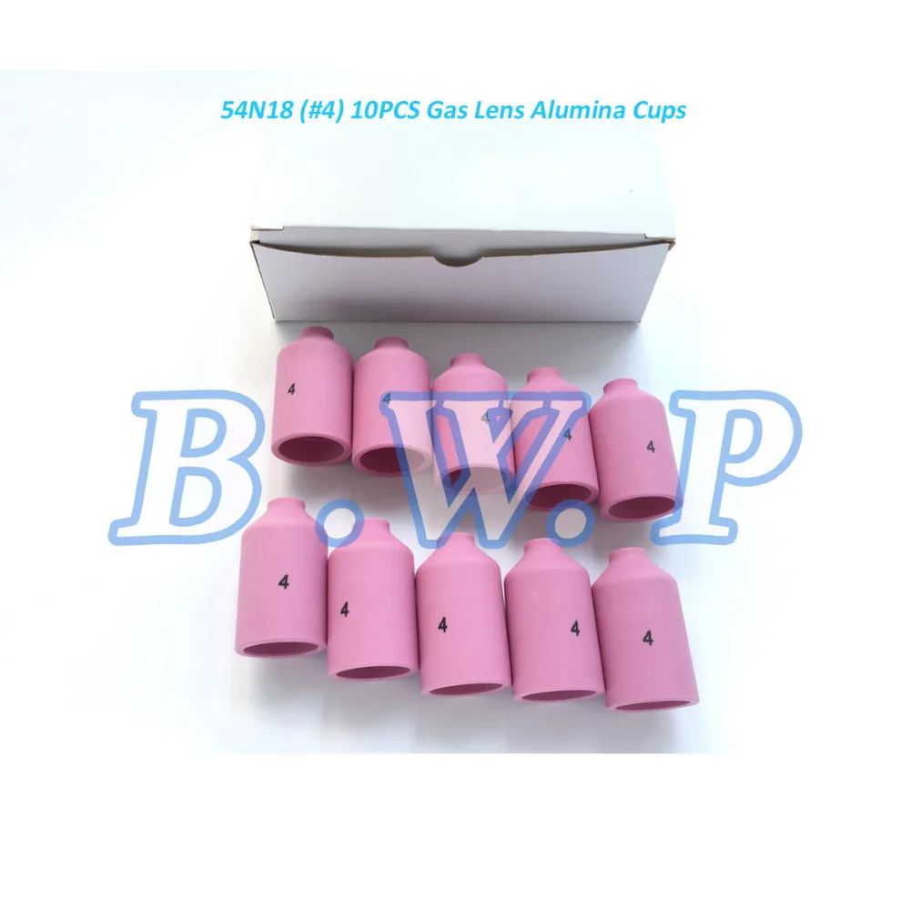10 шт. газовая линза алюминиевая насадка 54N18 #4 подходит для WP PTA DB 17 18 26 серии Tig