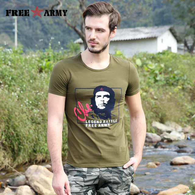 $US $13.59  2017 Free Army T-shirt New Fashion Design O-neck Man's T-shirts Summer Comfortable Camouflage Army 