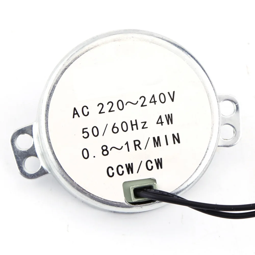 5-6RPM Moteur Synchrone /Électrique 1pc 220-240V AC 4W CW//CCW